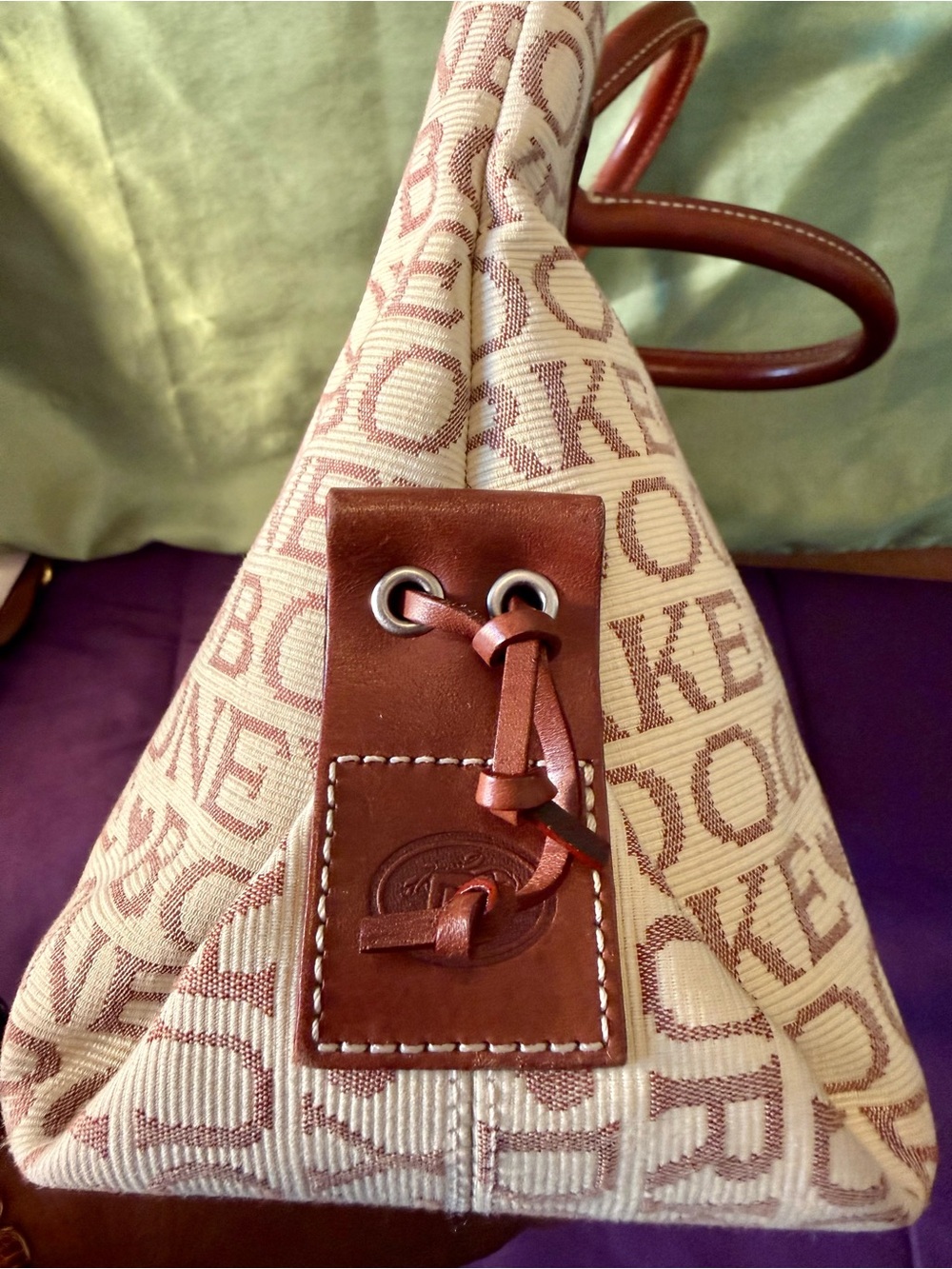 Dooney & Bourke Tote with Tassels - Picture 4 of 14